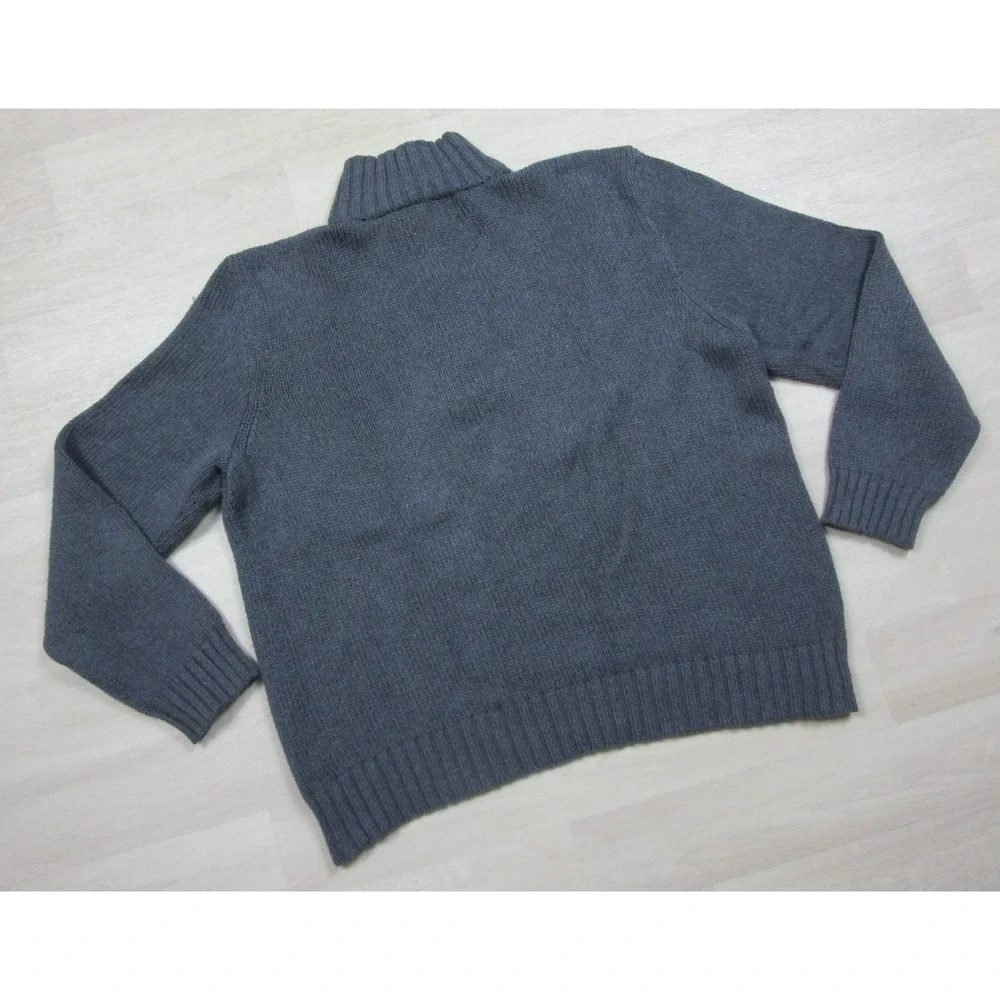 Vintage 90s POLO Ralph Lauren Cotton 1/4 Zip Sweater Men's (XL) Preppy Y2K